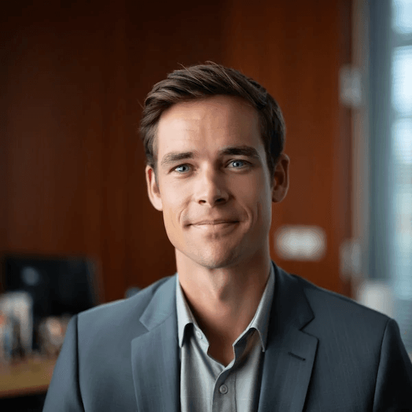 IT professional in a suit